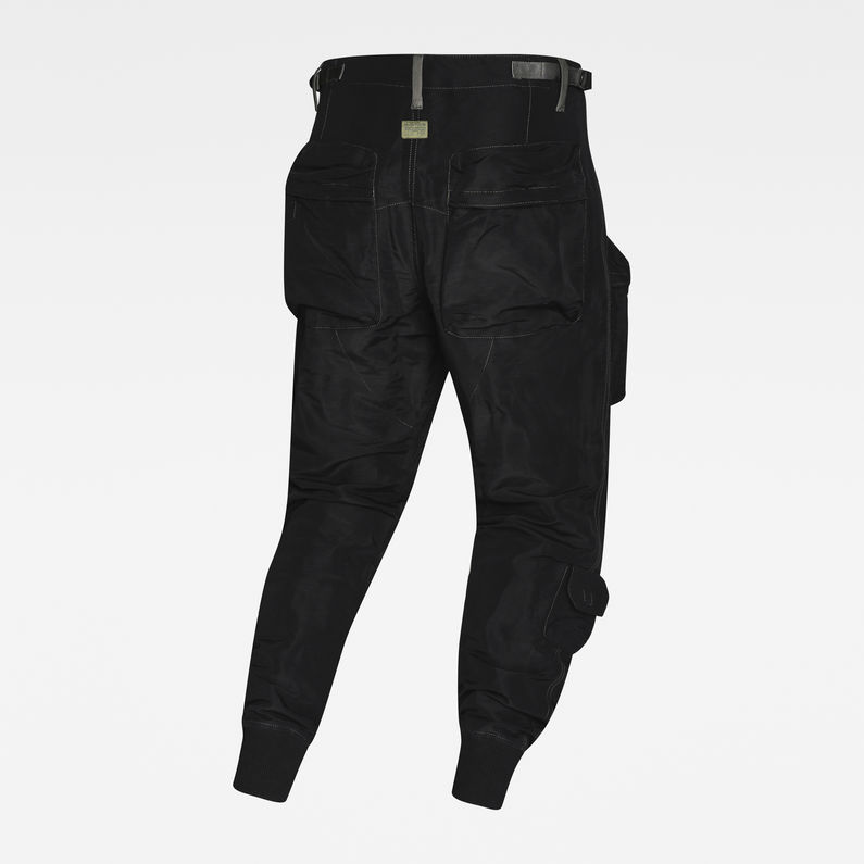 G-Star RAW® E Relaxed Tapered Cargo Pants Zwart detail shot