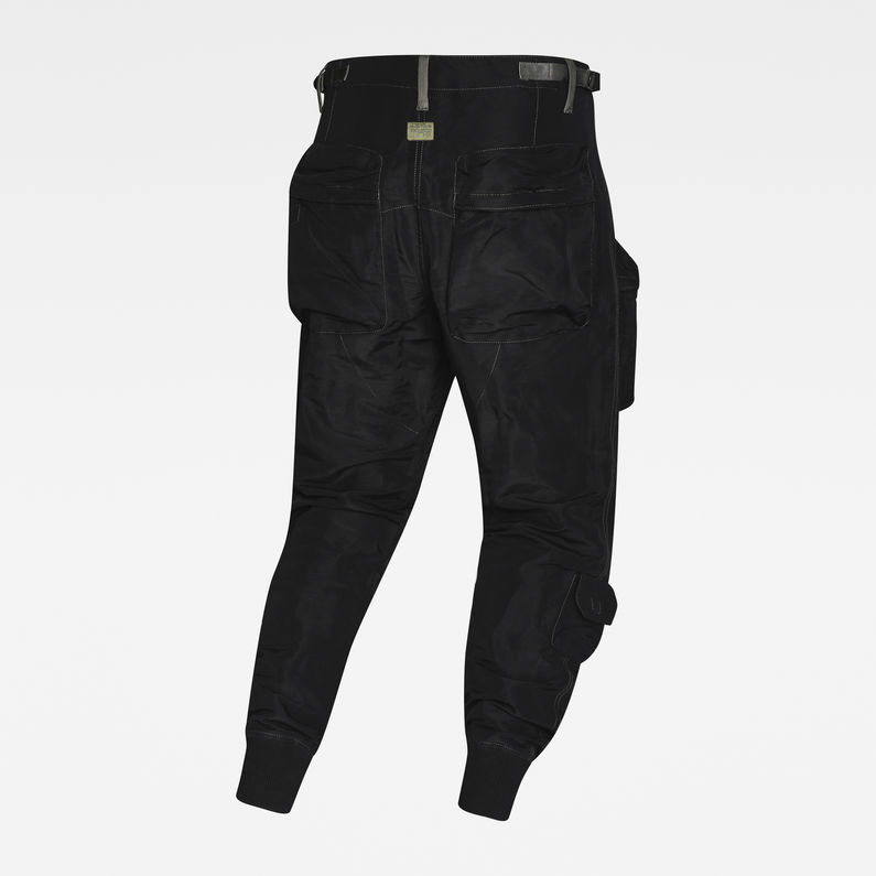 G-Star RAW® Pantalon E Relaxed Tapered Cargo Noir detail shot