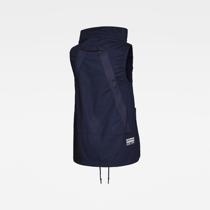 G-Star RAW® Mouwloze Top E Mock Neck Donkerblauw