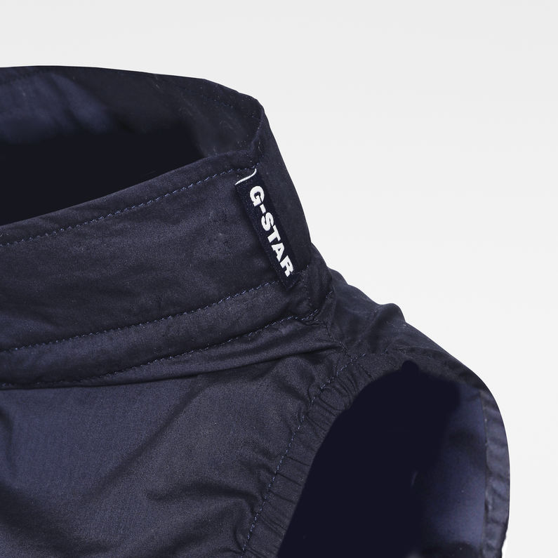 G-Star RAW® Mouwloze Top E Mock Neck Donkerblauw