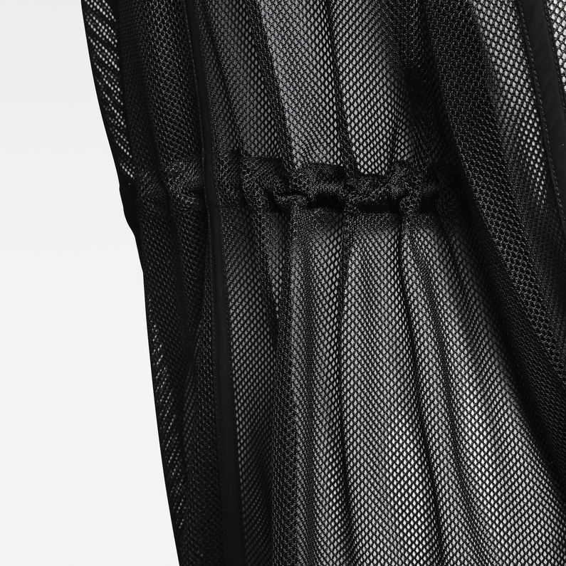 G-STAR® E Mosquito Multi Pocket Parka Schwarz fabric shot