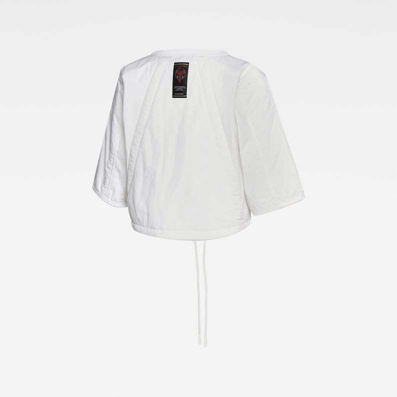 G-STAR® E woven crewneck White detail shot