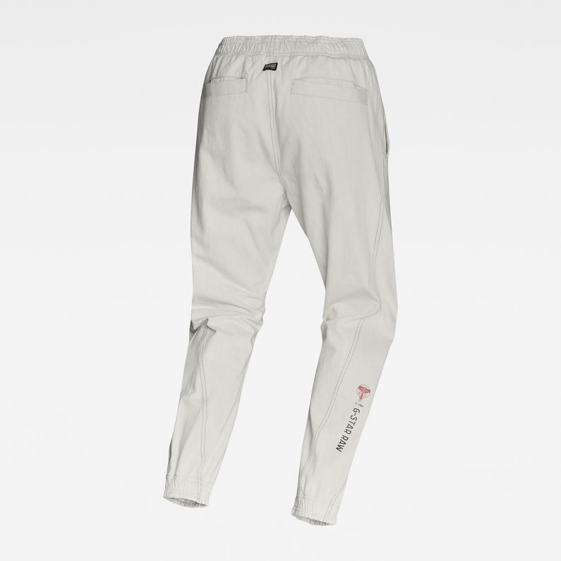 G-STAR® E Trainer Pants Cuffed 3D Beige detail shot