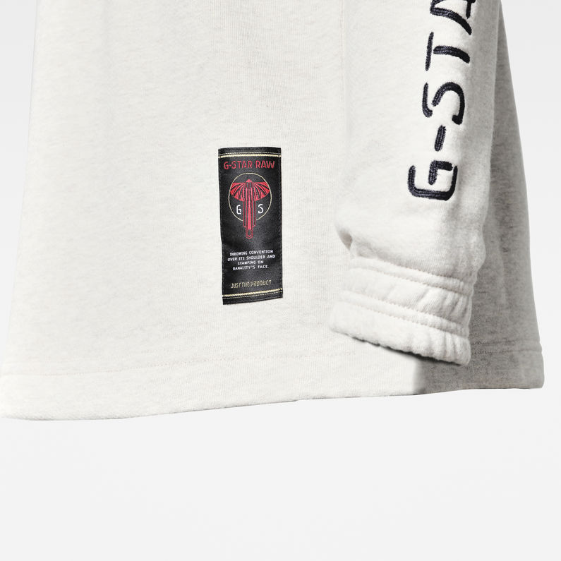 G-Star RAW® Pull E Sleeve Graphic Multi couleur fabric shot