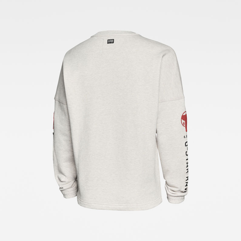 G-Star RAW® E Sleeve Graphic Sweatshirt Mehrfarbig detail shot