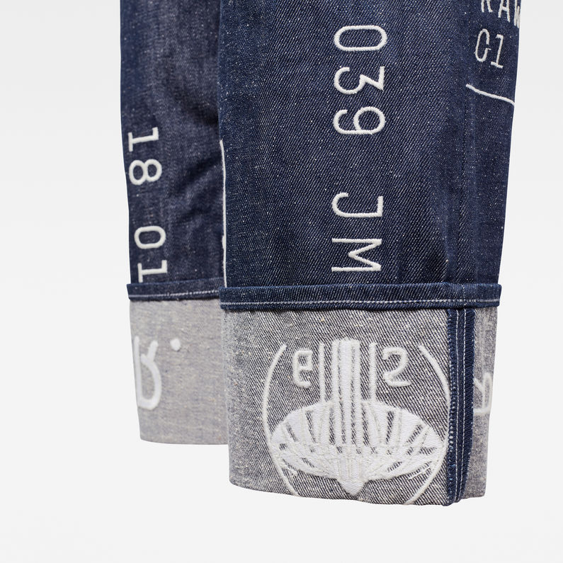 G-Star RAW® E Tedie Ultra High Straight Jeans Dark blue