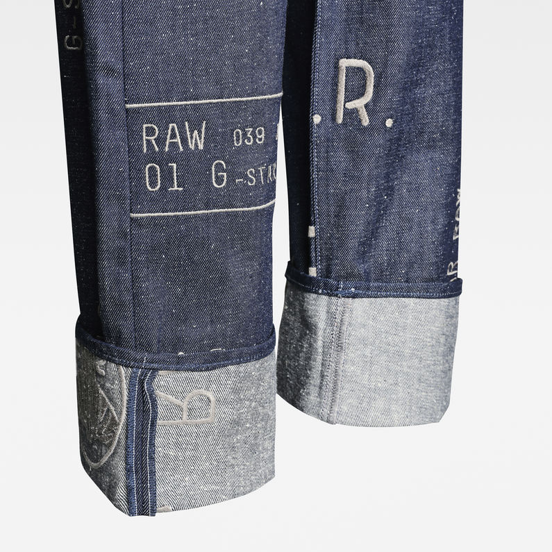 G-Star RAW® E Tedie Ultra High Straight Jeans Dark blue