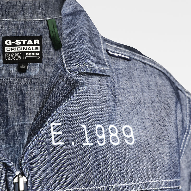 G-Star RAW® E Hawaii Denim Shirt Dark blue