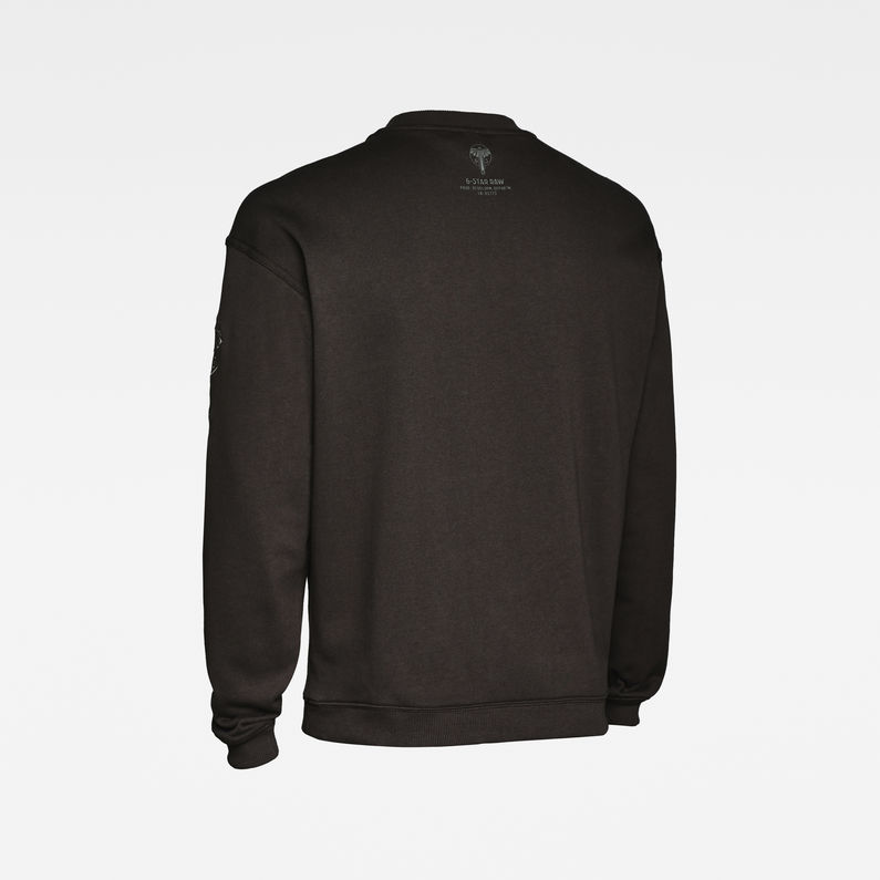 G-Star RAW® Sleeve Graphic Sweater グレー detail shot