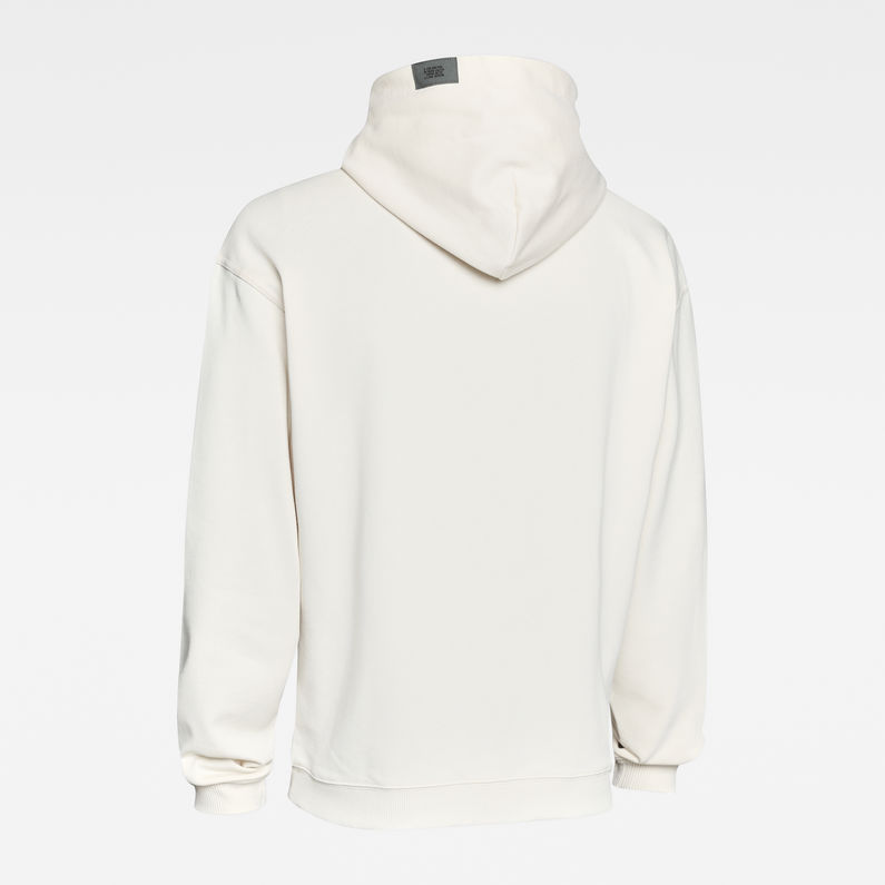 G-Star RAW® Sleeve Graphic Hoodie Beige detail shot