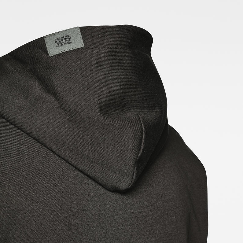 G-Star RAW® Sleeve Graphic Hoodie Grey fabric shot