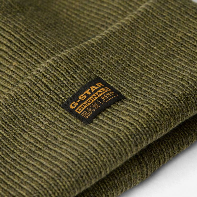 G-STAR® Effo Long Beanie Mehrfarbig detail shot buckle