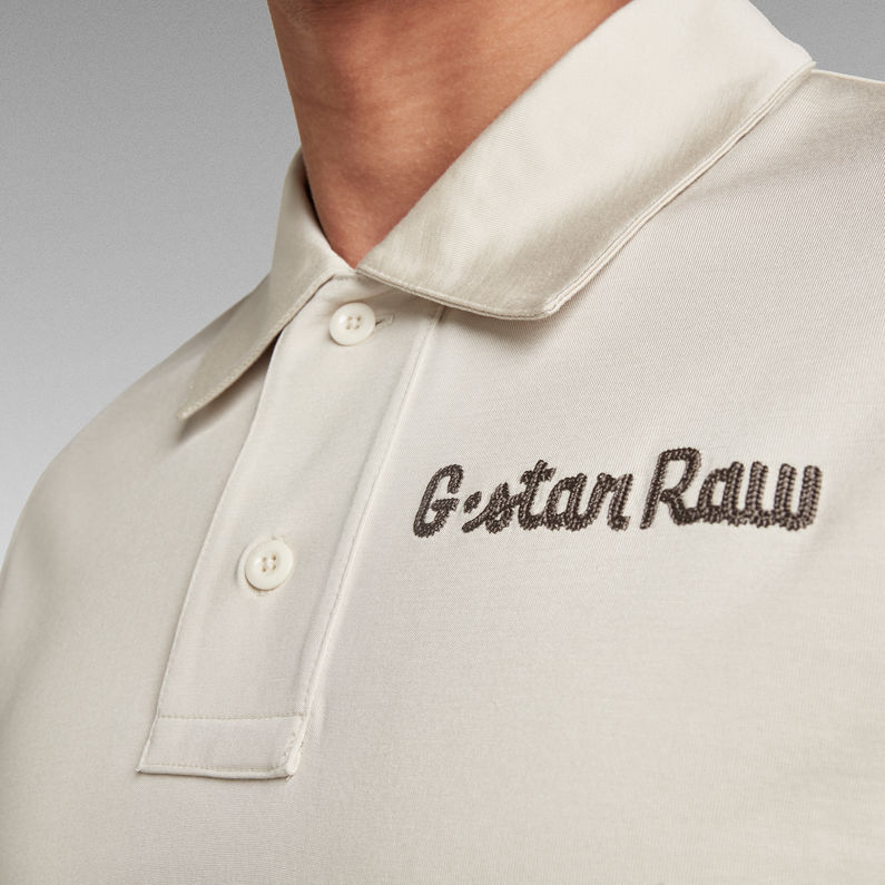 G-Star RAW® Embro Logo Polo Beige