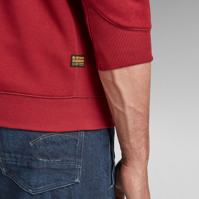 G-Star RAW® Premium Core Hooded Zip Sweatshirt Rot
