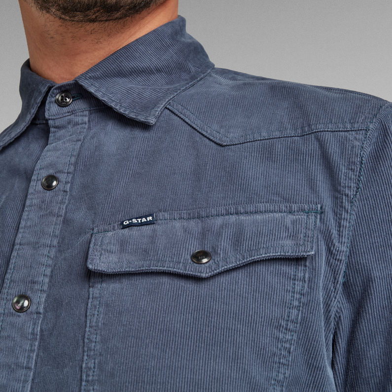 G-Star RAW® 3301 Slim Overhemd Donkerblauw
