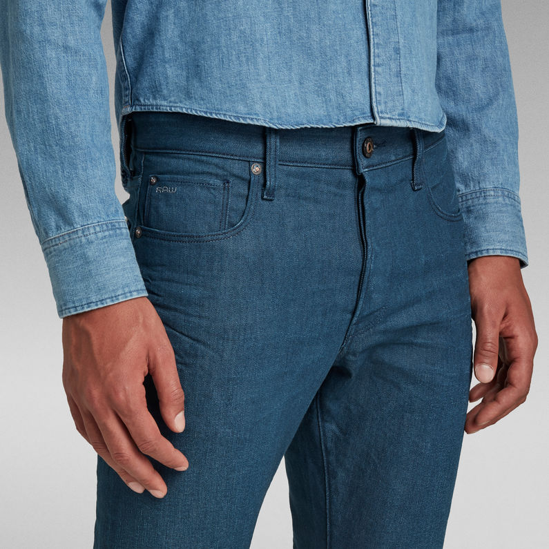 G-Star RAW® 3301 Straight Tapered Jeans Donkerblauw
