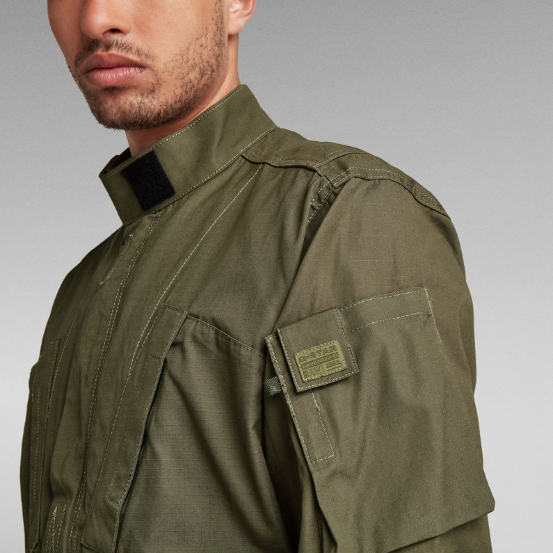 G-STAR® Sporty Slanted Pocket Indoor Jacket Green