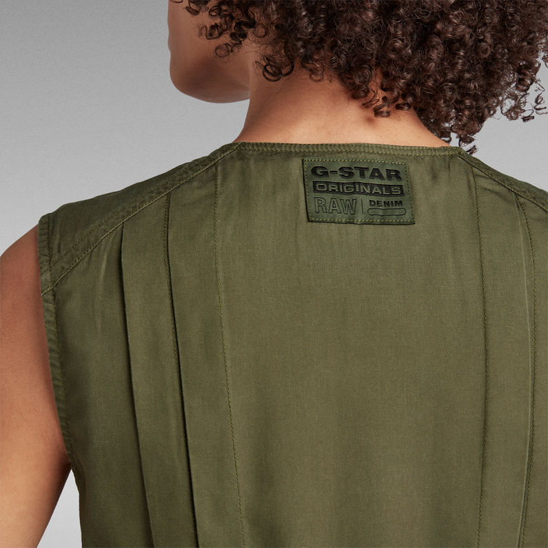 G-Star RAW® Fit and flare dress Green