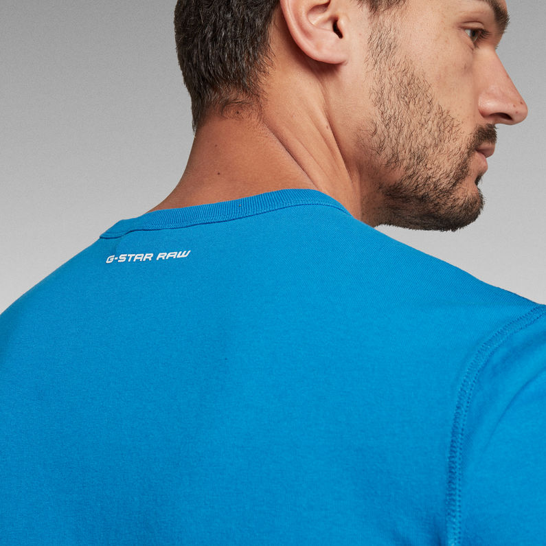 G-STAR® Badge Logo+ T-Shirt Mittelblau