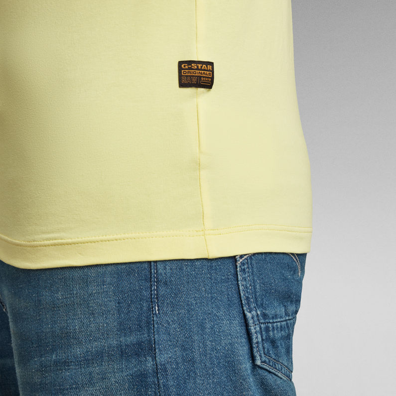 G-Star RAW® Slim Base R T-Shirt Gelb