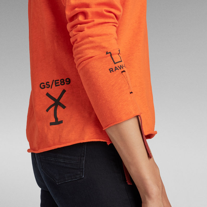 G-STAR® Batwing Small Graphics Top Orange