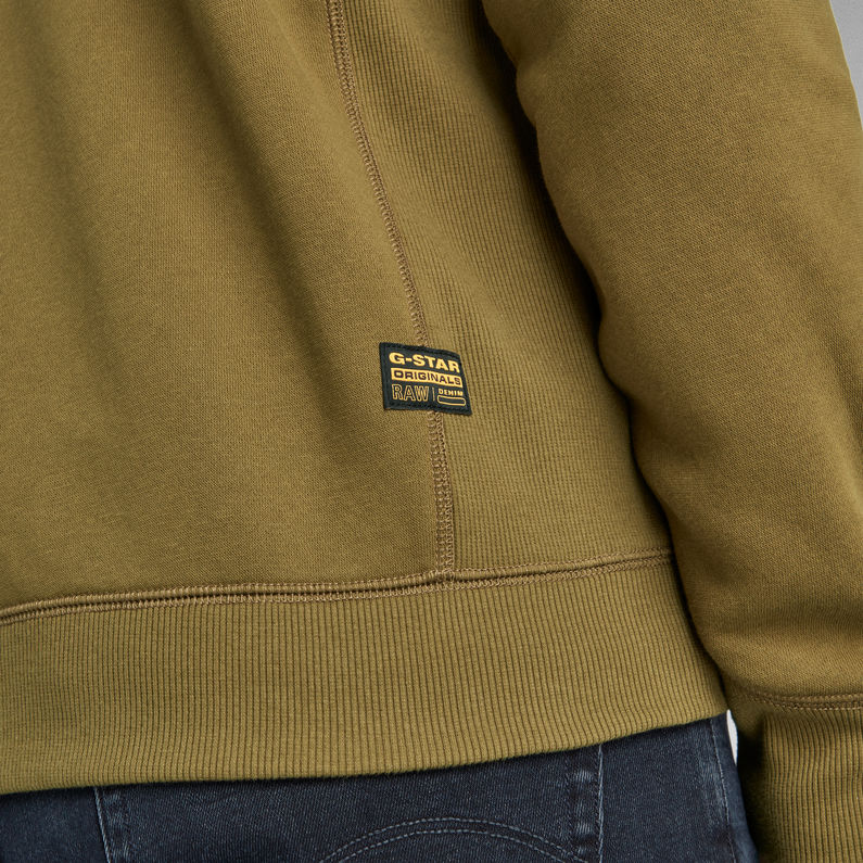 G-STAR® Premium Core Hooded Zip Sweater Green