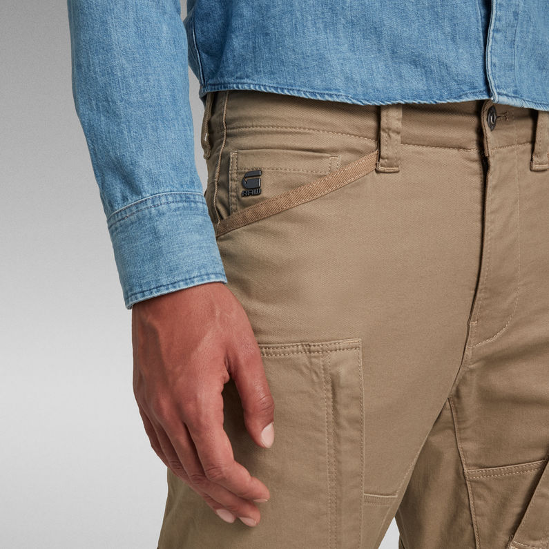 G-Star RAW® Pantalones Zip Pocket 3D Skinny Cargo Marrón