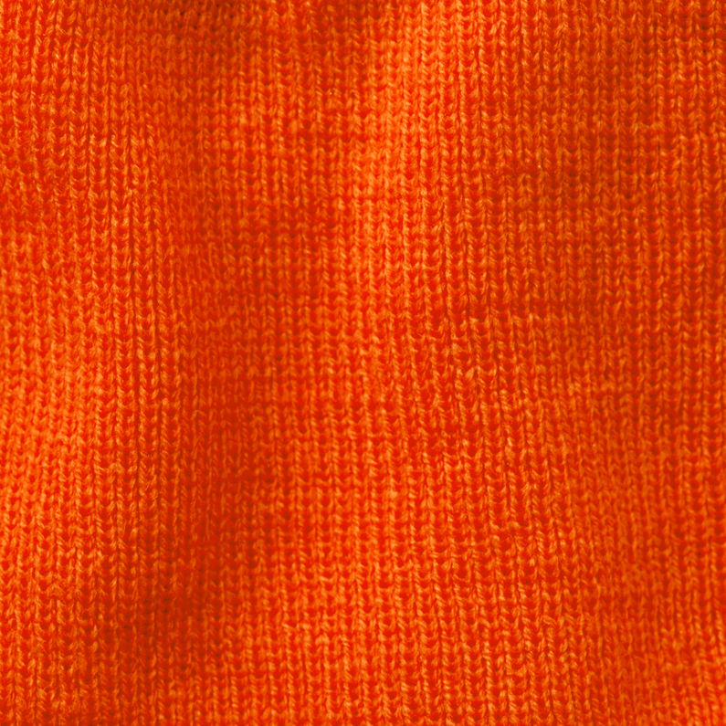 G-Star RAW® Effo Long Beanie Orange fabric shot