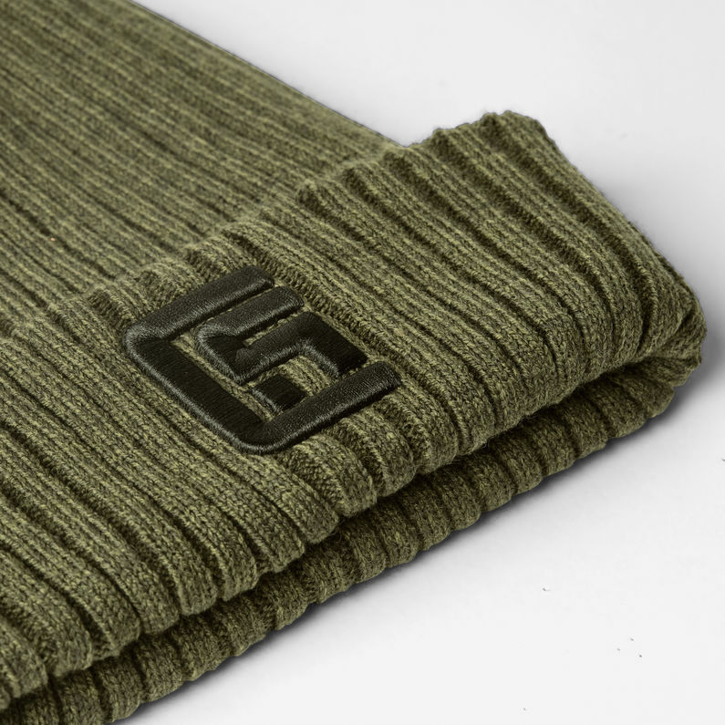 G-STAR® Xemy Beanie Multi color detail shot buckle