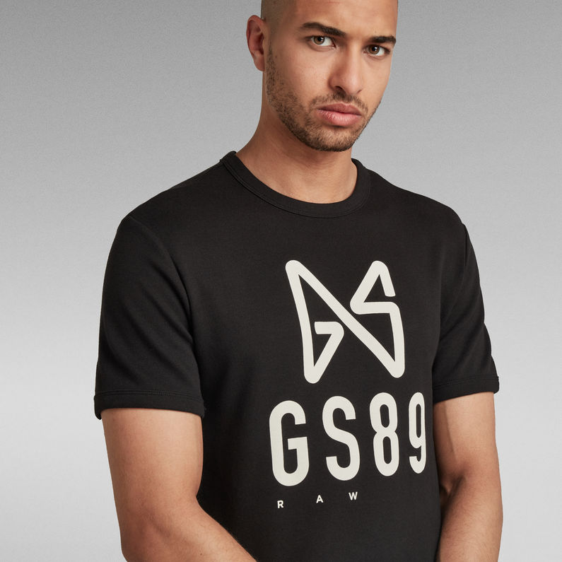 G-STAR® T-shirt Butterfly Logo Noir