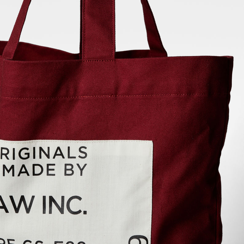 G-Star RAW® Canvas Shopper Artwork Rojo