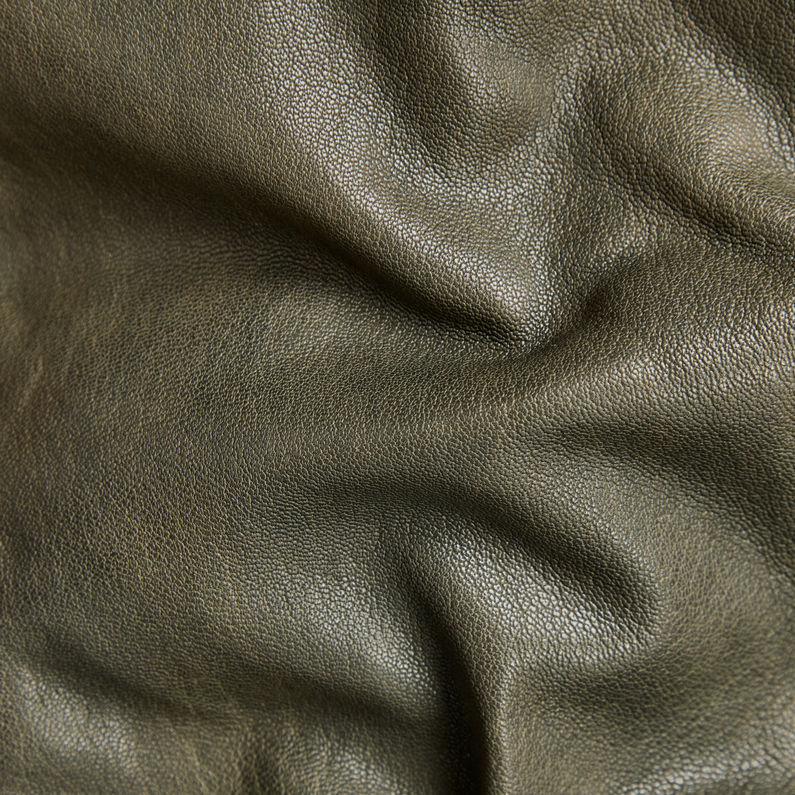 G-Star RAW® Vintage Short Leather Jacket Green