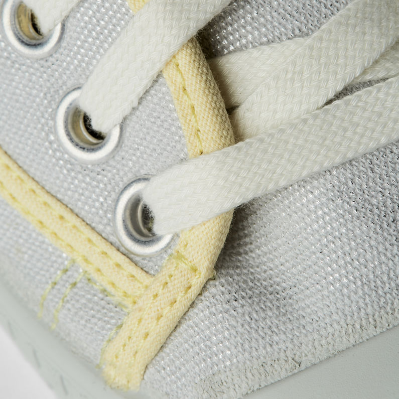 G-STAR® Rovulc Silver Coat Mid Sneaker Rot fabric shot