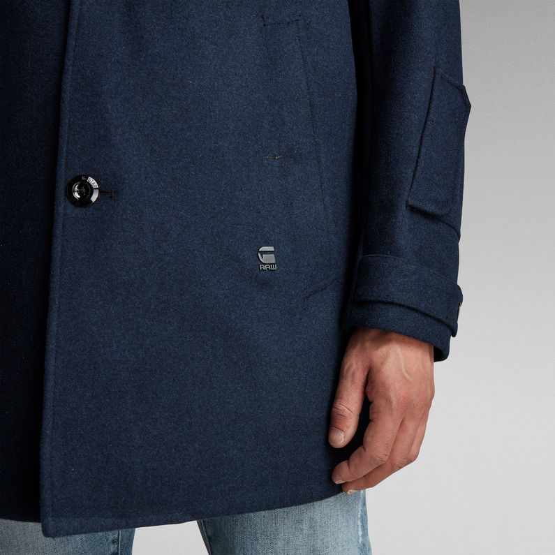 G-STAR® Trenchcoat Utility Wool Meerkleurig