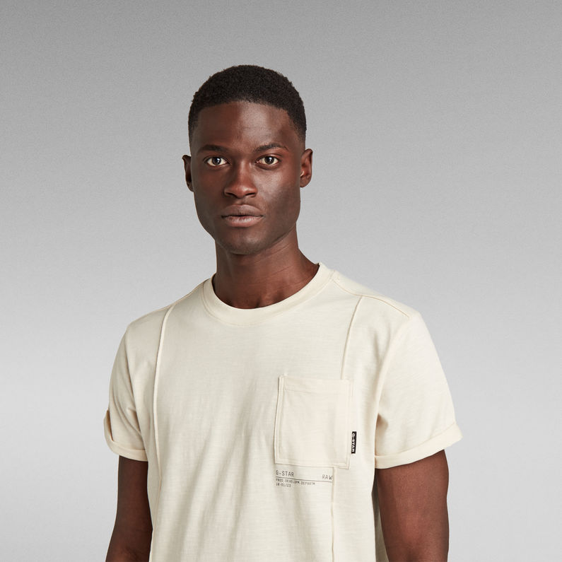 G-Star RAW® Lash Pocket Back Graphic T-Shirt Beige