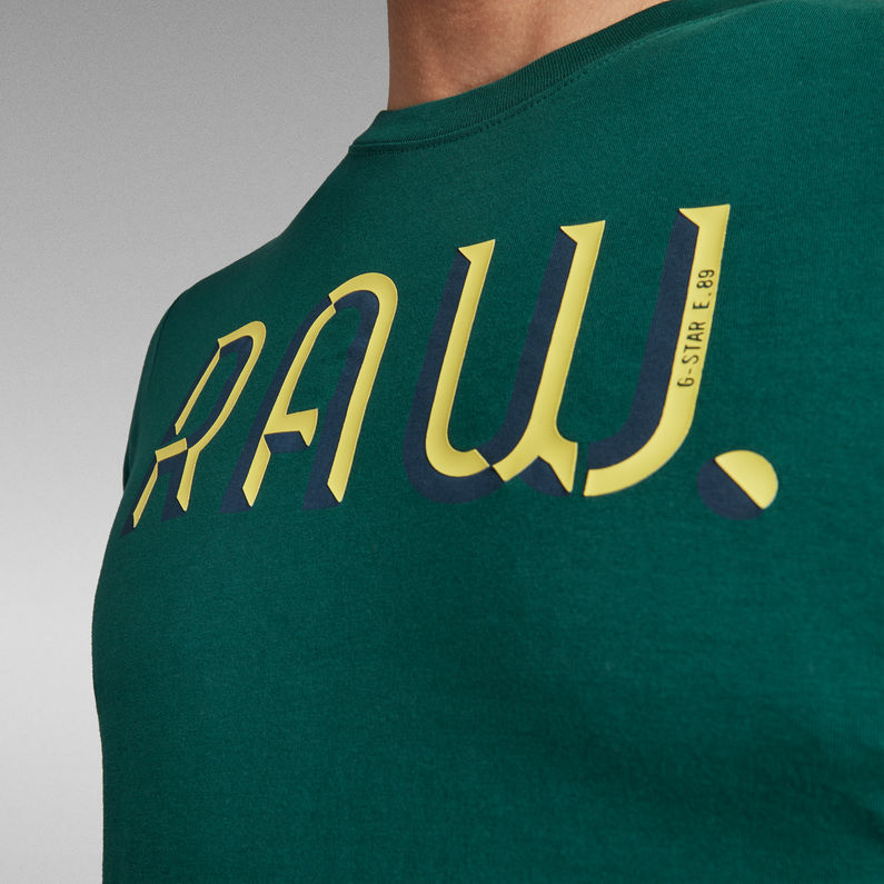 G-STAR® 3D RAW. Slim T-Shirt Green