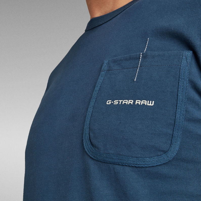 G-Star RAW® Pocket Logo T-Shirt Donkerblauw