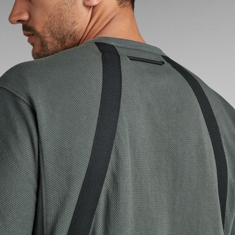 G-Star RAW® T-shirt Mesh Pocket Loose Gris