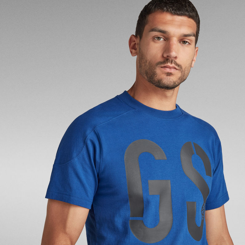 G-Star RAW® T-shirt Rugby Graphic Loose Bleu moyen