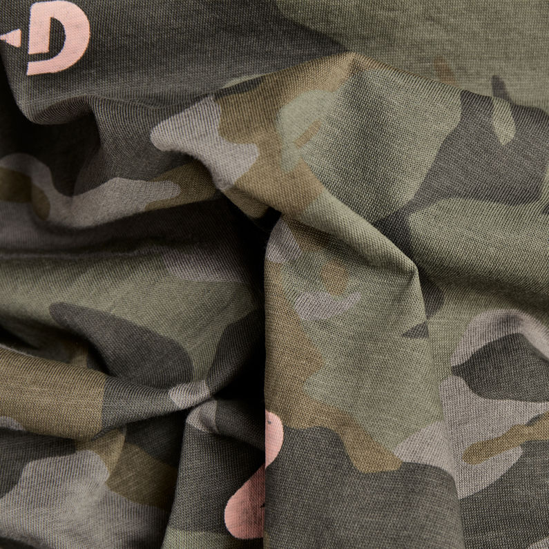 G-Star RAW® Camo Type Print V-Neck Tee Multi color