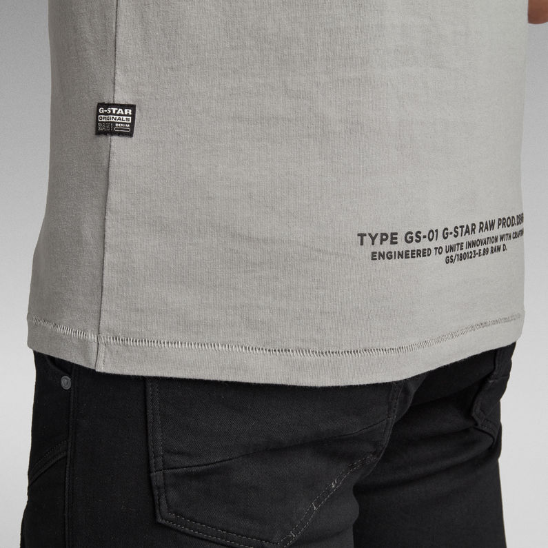 G-STAR® Shoulder Panel R T-Shirt グレー