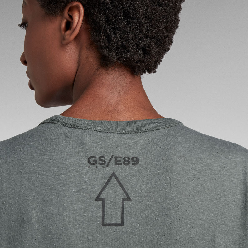 G-STAR® Velcro Tape Tee Grey