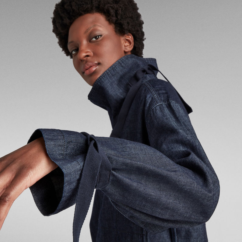 G-STAR® Mock Neck Shirt Dark blue