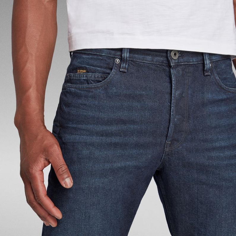 G-STAR® Jean A-Staq Tapered Bleu foncé
