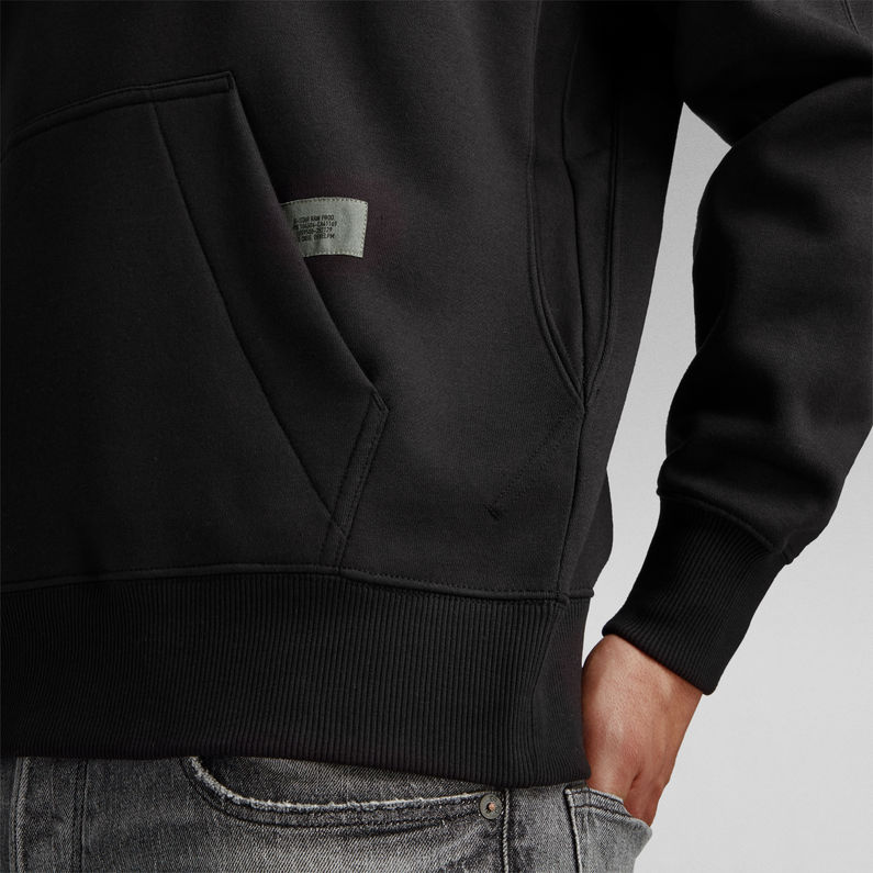 G-STAR® Hoodie Multi Logo Back Schwarz
