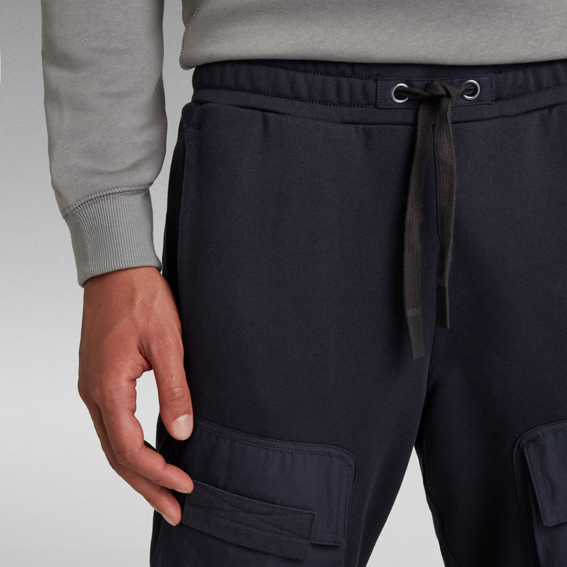 G-Star RAW® Pantalon de jogging Mixed Woven Cargo Bleu foncé
