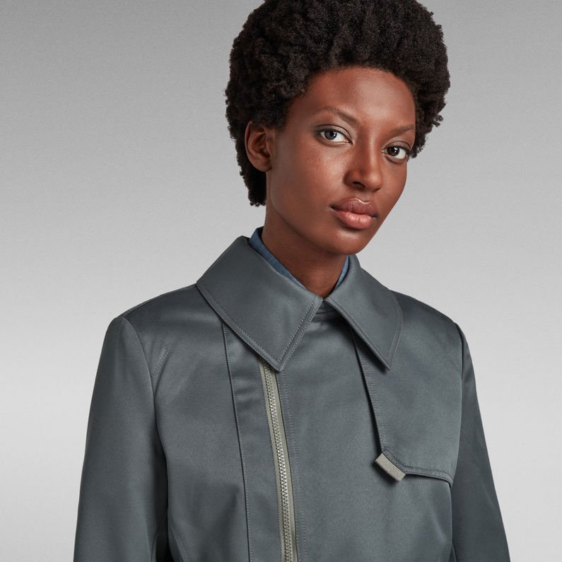 G-STAR® Trenchcoat Minor Twill Grijs