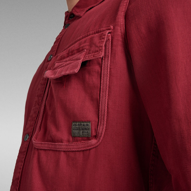 G-Star RAW® Bound Pocket Slim Hemd Rot