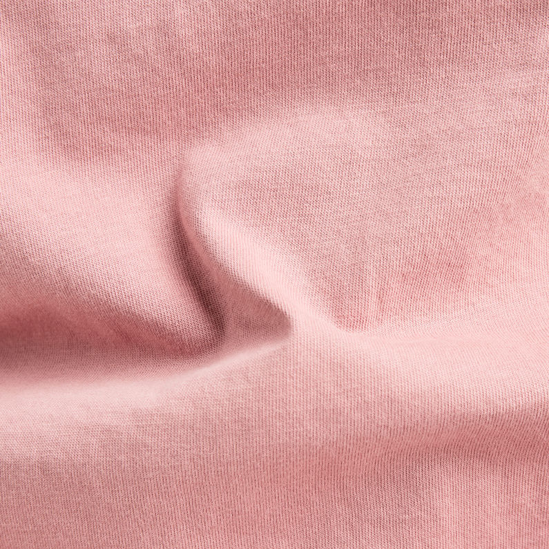G-STAR® Rolled Edge V-Neck Top Pink