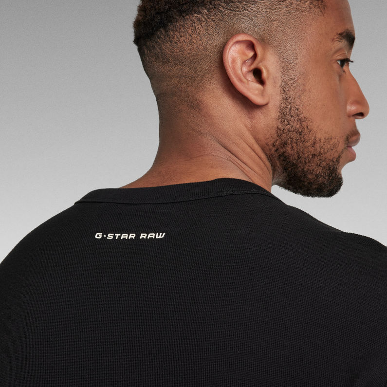 G-Star RAW® Pull Léger Chest Graphic Noir